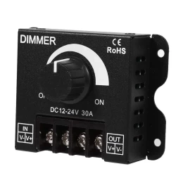 VenCore 6613-10004 - Dimmer 12-24V 360-720W with Knob Button - Επιτοιχιο Εξωτερικό LED Dim (Thumb 2)