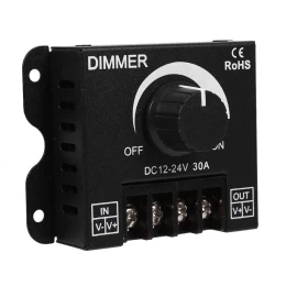 VenCore 6613-10004 - Dimmer 12-24V 360-720W with Knob Button - Επιτοιχιο Εξωτερικό LED Dim (Thumb 3)