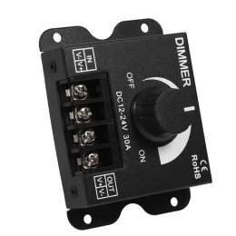VenCore 6613-10004 - Dimmer 12-24V 360-720W with Knob Button - Επιτοιχιο Εξωτερικό LED Dim (Thumb 4)
