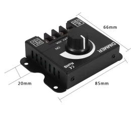 VenCore 6613-10004 - Dimmer 12-24V 360-720W with Knob Button - Επιτοιχιο Εξωτερικό LED Dim (Thumb 7)