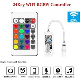 VenCore 6613-10005 - WiFi 2.4G RGBW Controller 12-24V 144-288W with RF Remote - Ασύρματο W (Thumb 7)