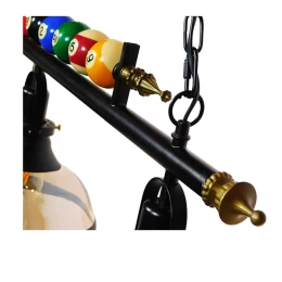 VenCore Billiardo III 6089-10042 - Φωτιστικό Οροφής Τρίφωτο Κρεμαστό Μαύρο Μεταλλικό και Μ (Thumb 3)