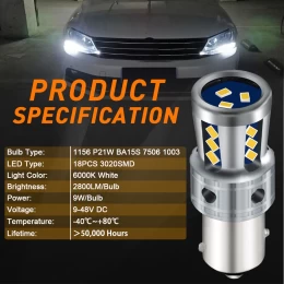VenCore 3216-10171 - 1157 P21/5W CanBus Gen4 - Λάμπα LED για Βάση 1157 P21/5W CanBus Gen4  (Thumb 2)