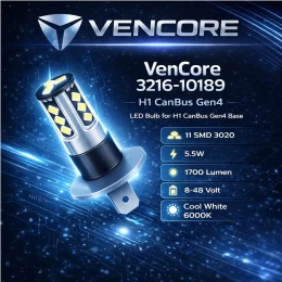 VenCore 3216-10189 - H1 CanBus Gen4 - Λάμπα LED για Βάση H1 CanBus Gen4 11 SMD 3020 5.5W 1 (Thumb 2)