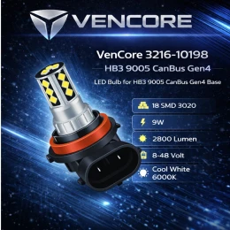 VenCore 3216-10198 - HB3 9005 CanBus Gen4 - Λάμπα LED για Βάση HB3 9005 CanBus Gen4 18 SMD (Thumb 2)