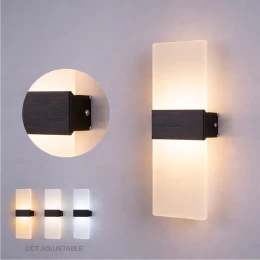 VenCore Aether Black 6093-20029 - Μοντέρνο Επιτοίχιο Φωτιστικό Απλίκα LED 12W Μαύρο Αλουμί (Thumb 1)