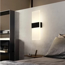 VenCore Aether Black 6093-20029 - Μοντέρνο Επιτοίχιο Φωτιστικό Απλίκα LED 12W Μαύρο Αλουμί (Thumb 3)
