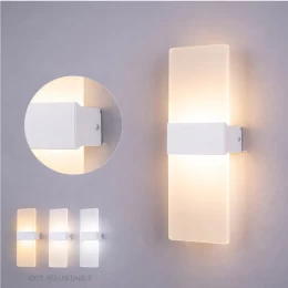 VenCore Aether White 6093-20030 - Μοντέρνο Επιτοίχιο Φωτιστικό Απλίκα LED 12W Λευκό Αλουμί (Thumb 1)