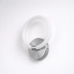 VenCore Velora Silver 6093-20051 - Μοντέρνο Επιτοίχιο Φωτιστικό Απλίκα LED 12W Ασημί Αλουμ (Thumb 1)