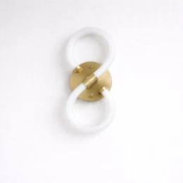 VenCore Eterna Gold 6093-20056 - Μοντέρνο Επιτοίχιο Φωτιστικό Απλίκα LED 12W Χρυσό Αλουμίν (Thumb 1)