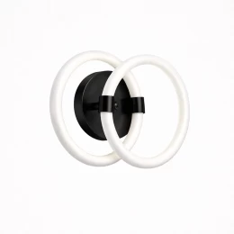 VenCore Vireon Black 6093-20057 - Μοντέρνο Επιτοίχιο Φωτιστικό Απλίκα LED 12W Μαύρο Αλουμί (Thumb 1)