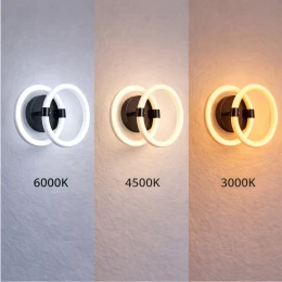 VenCore Vireon Black 6093-20057 - Μοντέρνο Επιτοίχιο Φωτιστικό Απλίκα LED 12W Μαύρο Αλουμί (Thumb 3)
