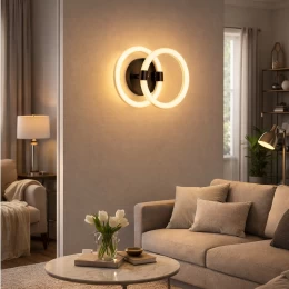 VenCore Vireon Black 6093-20057 - Μοντέρνο Επιτοίχιο Φωτιστικό Απλίκα LED 12W Μαύρο Αλουμί (Thumb 6)