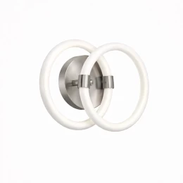 VenCore Vireon Silver 6093-20059 - Μοντέρνο Επιτοίχιο Φωτιστικό Απλίκα LED 12W Ασημί Αλουμ (Thumb 1)