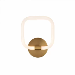 VenCore Seren Gold 6093-20064 - Μοντέρνο Επιτοίχιο Φωτιστικό Απλίκα LED 12W Χρυσό Αλουμίνι (Thumb 1)