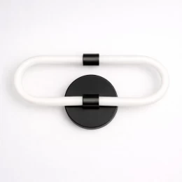VenCore Circa Black 6093-20065 - Μοντέρνο Επιτοίχιο Φωτιστικό Απλίκα LED 12W Μαύρο Αλουμίν (Thumb 1)