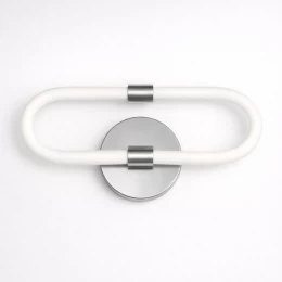 VenCore Circa Silver 6093-20067 - Μοντέρνο Επιτοίχιο Φωτιστικό Απλίκα LED 12W Ασημί Αλουμί (Thumb 1)