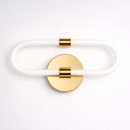 VenCore Circa Gold 6093-20068 - Μοντέρνο Επιτοίχιο Φωτιστικό Απλίκα LED 12W Χρυσό Αλουμίνι (Thumb 1)