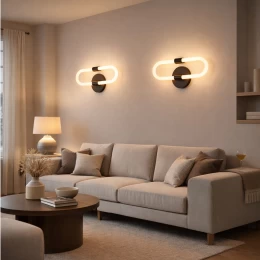 VenCore Circa Gold 6093-20068 - Μοντέρνο Επιτοίχιο Φωτιστικό Απλίκα LED 12W Χρυσό Αλουμίνι (Thumb 6)