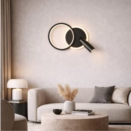 VenCore Novaris White 6093-20070 - Μοντέρνο Επιτοίχιο Φωτιστικό Απλίκα LED 12W Λευκό Αλουμ (Thumb 6)