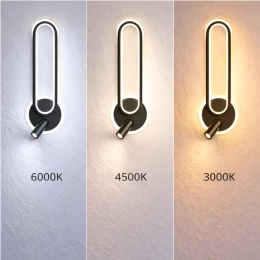 VenCore Velion Black 6093-20073 - Μοντέρνο Επιτοίχιο Φωτιστικό Απλίκα LED 12W Μαύρο Αλουμί (Thumb 3)