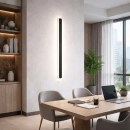 VenCore Linea Gold 6093-20105 - Μοντέρνο Επιτοίχιο Φωτιστικό Απλίκα LED 60CM 12W Χρυσό Αλο (Thumb 5)