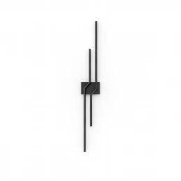 VenCore Nexaris Black 6093-20138 - Μοντέρνο Επιτοίχιο Φωτιστικό Απλίκα LED 60CM 12W Μαύρο  (Thumb 1)