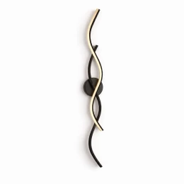 VenCore Serelis Black 6093-20142 - Μοντέρνο Επιτοίχιο Φωτιστικό Απλίκα LED 80CM 14W Μαύρο  (Thumb 1)
