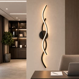 VenCore Serelis Silver 6093-20144 - Μοντέρνο Επιτοίχιο Φωτιστικό Απλίκα LED 80CM 14W Ασημί (Thumb 6)