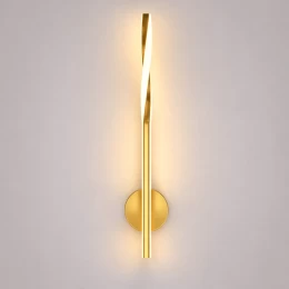 VenCore Twynor Gold 6093-20157 - Μοντέρνο Επιτοίχιο Φωτιστικό Απλίκα LED 40CM 10W Χρυσό Αλ (Thumb 1)