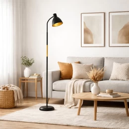 VenCore Orin Black 6091-20015 - Μοντέρνο Επιδαπέδιο Φωτιστικό Μονόφωτο Μαύρο Αλουμίνιο και (Thumb 2)