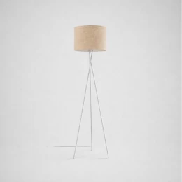 VenCore Elor White 6091-20020 - Μοντέρνο Επιδαπέδιο Φωτιστικό Μονόφωτο Λευκό Αλουμίνιο και (Thumb 1)