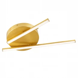 VenCore Crossline Gold 7741-20016 - Μοντέρνο Φωτιστικό Οροφής Πλαφονιέρα LED 32W Χρυσό Αλο (Thumb 1)