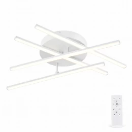 VenCore Gridline White 7741-20020 - Μοντέρνο Φωτιστικό Οροφής Πλαφονιέρα LED 60W Λευκό Αλο (Thumb 1)