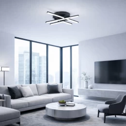 VenCore Gridline White 7741-20020 - Μοντέρνο Φωτιστικό Οροφής Πλαφονιέρα LED 60W Λευκό Αλο (Thumb 5)
