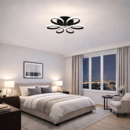 VenCore Lumeo Gold 7741-20024 - Μοντέρνο Φωτιστικό Οροφής Πλαφονιέρα LED 60W Χρυσό Αλουμίν (Thumb 6)