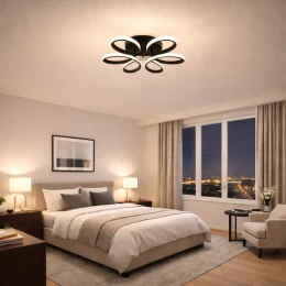VenCore Lumeo Gold 7741-20024 - Μοντέρνο Φωτιστικό Οροφής Πλαφονιέρα LED 60W Χρυσό Αλουμίν (Thumb 7)