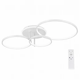 VenCore Elora White 7741-20029 - Μοντέρνο Φωτιστικό Οροφής Πλαφονιέρα LED 100W Λευκό Αλουμ (Thumb 1)