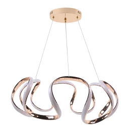 VenCore Nuvia Gold 7741-20033 - Μοντέρνο Κρεμαστό Φωτιστικό Οροφής LED 45W Χρυσό Αλουμίνιο (Thumb 1)