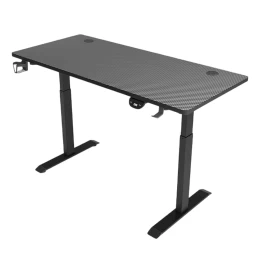 VenCore 2730-10003 - Gaming Desk Adjustable 140x60x72-112cm Black - Μοντέρνο Γραφείο Ρυθμι (Thumb 1)