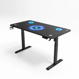 VenCore 2730-10007 - Gaming Desk Adjustable 120x60x72-112cm Black - Μοντέρνο Γραφείο Ρυθμι (Thumb 1)