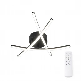 VenCore Zenith Black 7741-20034 - Μοντέρνο Φωτιστικό Οροφής Πλαφονιέρα LED 45W Μαύρο Αλουμ (Thumb 1)