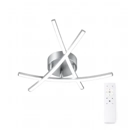VenCore Zenith Silver 7741-20035 - Μοντέρνο Φωτιστικό Οροφής Πλαφονιέρα LED 45W Ασημί Αλου (Thumb 1)