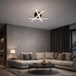 VenCore Zenith Gold 7741-20036 - Μοντέρνο Φωτιστικό Οροφής Πλαφονιέρα LED 45W Χρυσό Αλουμί (Thumb 2)