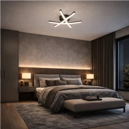 VenCore Zenith Gold 7741-20036 - Μοντέρνο Φωτιστικό Οροφής Πλαφονιέρα LED 45W Χρυσό Αλουμί (Thumb 7)