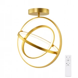 VenCore Orbital Gold 7741-20045 - Μοντέρνο Φωτιστικό Οροφής Πλαφονιέρα LED 45W Χρυσό Αλουμ (Thumb 1)