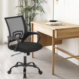 VenCore 2734-10001 - Office Chair Black 60x48x85-95cm - Καρέκλα Γραφείου με Ανάκλιση Ύφασμ (Thumb 2)