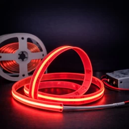 VenCore 6174-50024 - Ledstrip Cob 12W IP68 DW - Ταινία LED Τύπου COB - 5 Μέτρα (1 Roll) - 12 Watt 24 Volt - 320 LED ανά Μέτρο - 820 Lumens ανά Μέτρο - Στεγανή IP68 - Κόκκινο