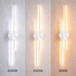 VenCore Aurex White 6093-20107 - Μοντέρνο Επιτοίχιο Φωτιστικό Απλίκα LED 60CM 12W Λευκό Αλ (Thumb 3)