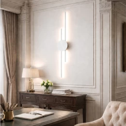 VenCore Aurex White 6093-20107 - Μοντέρνο Επιτοίχιο Φωτιστικό Απλίκα LED 60CM 12W Λευκό Αλ (Thumb 4)